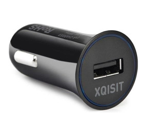 XQISIT Ładowarka Samochodowa USB 2.4A - BLACK