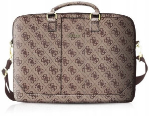 GUESS Elegancka Torba 4G UPTOWN 15 - Brown