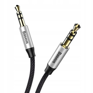Kabel Aux Baseus Yiven Audio M30 1m - Sil/ B