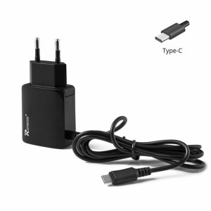 Ładowarka sieciowa REVERSE U20 USB + kabel Typ C 2.1A czarny