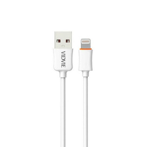 Kabel VIDVIE CB443-2 USB/Lightning 2.4A, 2m biały