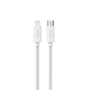 Kabel VIDVIE CB477 Type C/Lightning 2.1A, 1m szary