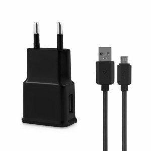 Ładowarka sieciowa MAXPOWER Set USB + kabel micro 1A czarny