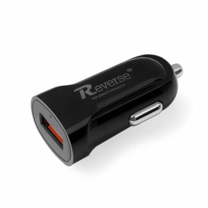 Ładowarka samochodowa REVERSE AP04 1xUSB 3A QC czarny
