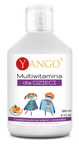 YANGO Multiwitamina Dla Dzieci - WITAMINY I MINERAŁY DLA DZIECI - Naturalny