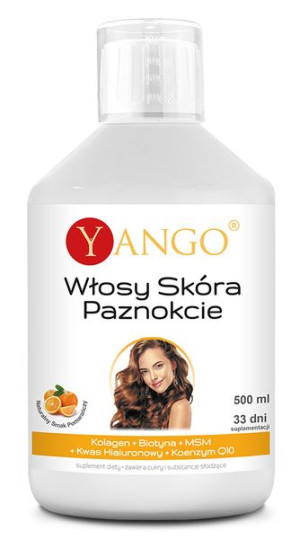 YANGO WŁOSY SKÓRA PAZOKCIE Multiwitamina WITAMINY MINERAŁY Biotyna Koenzym