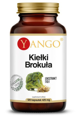 YANGO Kiełki Brokuła - ekstrakt - suplement diety - 120 kapsułek
