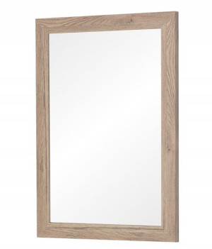 Lustro w ramie klejonej PREMIUM 80x60 DĄB REMO