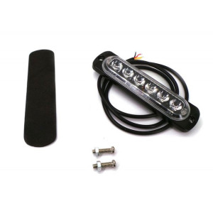 Lampa przeciwmgielna 6 LED 12V-18V, czerwona