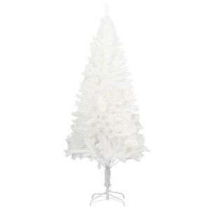Sztuczna choinka z realistycznymi igłami, biała, 150 cm