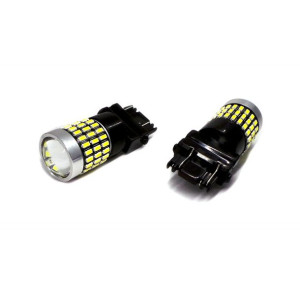 P27/7W żarówka LED 3157 12-24V CANBUS 2100lm biała z soczewką mocna