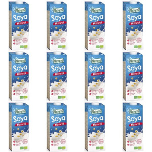 12x1L Napój Sojowy Bio UHT Natumi - Roślinne Mleko Sojowe