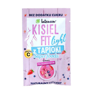 Kisiel Fit z Tapioki Truskawkowy 30 g Intenson