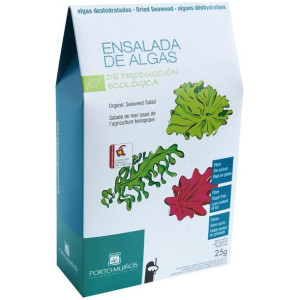 Algi Morskie Sałatkowe Suszone Mix Bio 25 g - Porto Muinos