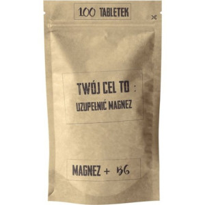 Magnez + B6 100 Tabletek Twój Cel To: Uzupełnić Magnez 96,7 g Simple Day