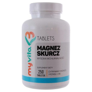 Magnez Skurcz Magnez+Potas+B6 250 Tabletek MyVita