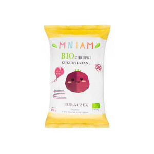 Chrupki Kukurydziane Buraczek Bezglutenowe 55 g Mniam