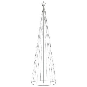 Choinka stożkowa, 752 lampki LED, ciepłe białe, 160x500 cm