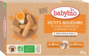 Biszkopty z olejkiem pomarańczowym BIO 120 g BabyBio