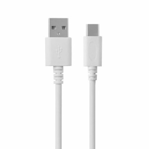Kabel REVERSE USB/Type C 3A, 2m biały BAG