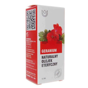 Naturalny Olejek Eteryczny Geranium 12 ml Naturalne Aromaty