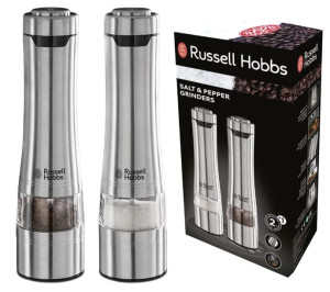 Elektryczne Młynki Do Pieprzu I Soli Zestaw 2 Szt Russell Hobbs