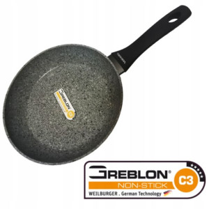 Patelnia 28cm Greblon Indukcja Gaz Tradycyjna
