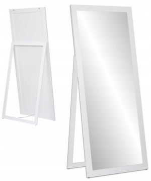 DUŻE STOJĄCE LUSTRO w ramie 180x70 białe i kolory