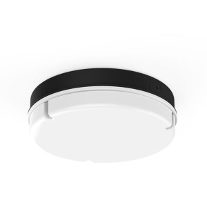 Plafon LED z czuj mikrofalowym 15W 4000K czarna