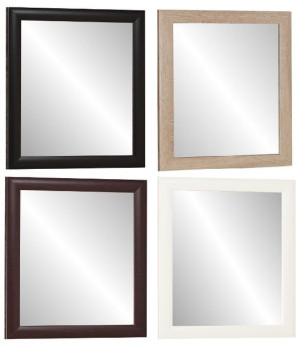 Lustro W Ramie 60x60 Dąb Sonoma Białe Wenge Czarne