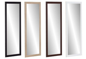 Lustro W Ramie140x50 Dąb Sonoma Białe Wenge Czarne