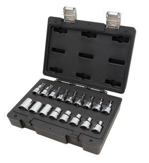 Zestaw 17 nasadek 1/2" profil Torx i FTX w pudełku Beta 923E-FTX/C17