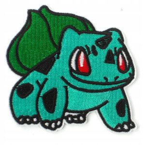Naszywka TERMO Naprasowanka Pokemon Bulbasaur Łata
