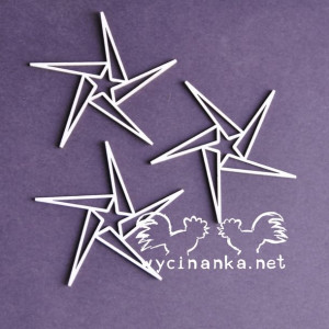 ALTERNATIVE FOR CHRISTMAS - gwiazdy-stars, 3 szt.