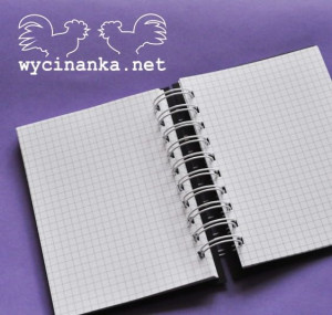 notes, czarna okładka, A6