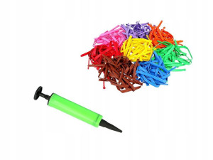 POMPKA +50szt Kolorowe Balony Modelowania Rurki V4