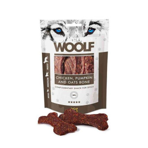 Woolf Chicken, Pumpkin And Oats Bone 100 g