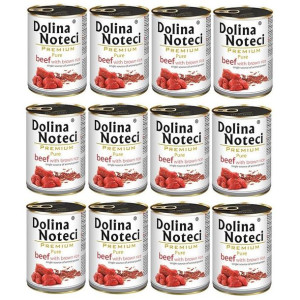 Pakiet Dolina Noteci Premium Pure Bogata w Wołowinę z Brązowym Ryżem 10 x 4