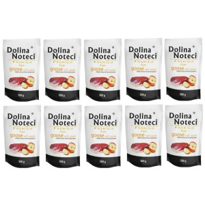 Pakiet Dolina Noteci Premium Pure Gęś z Jabłkiem 10 x 500 g