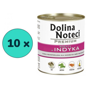 Pakiet Dolina Noteci Premium Bogata w Indyka 10 x 800 g