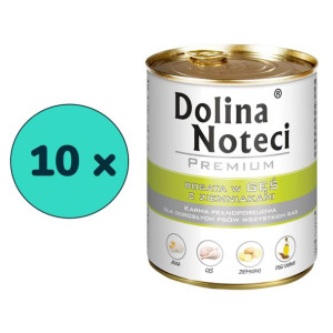 Pakiet Dolina Noteci Premium Bogata w Gęś z Ziemniakami 10 x 800 g