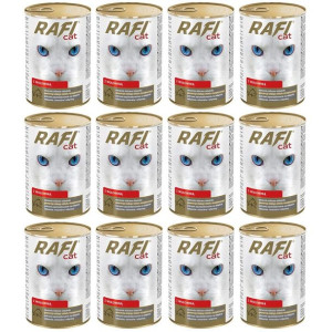 Pakiet Dolina Noteci Rafi Cat z Wołowiną 12 x 415 g