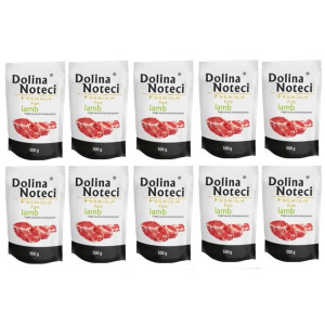 Pakiet Dolina Noteci Premium Pure z Jagnięciną 10 x 500 g