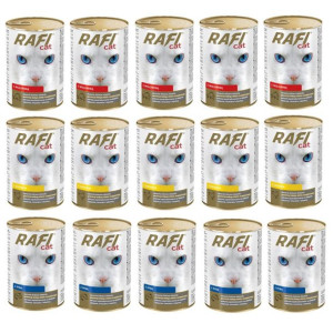 Pakiet Dolina Noteci Rafi Cat Mix Smaków 15 x 415 g