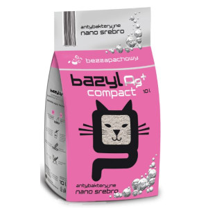 BAZYL AG+ COMPACT 10 L Żwirek Bentonitowy