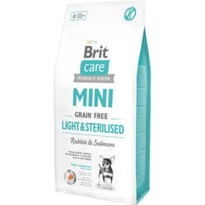 Brit Care Mini Grain-Free Bezzbożowa Light & Sterilised Sterylizowane Karma