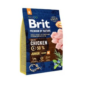 Brit Premium By Nature Chicken Junior Kurczak Karma Dla Młodych Psów Średni