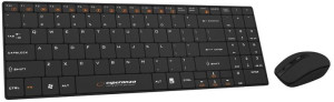 Esperanza Zestaw klawiatura + mysz Esperanza EK122K (USB 2.0; (US); kolor c