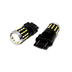 P27/7W żarówka LED 3157 12-24V CANBUS 1500lm biała z soczewką biała