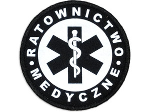 Emblemat odblaskowy RATOWNICTWO MEDYCZNE 20 cm